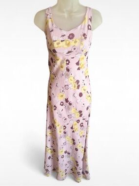 Rampage - Maxi Dress with Yellow & Purple Floral Design